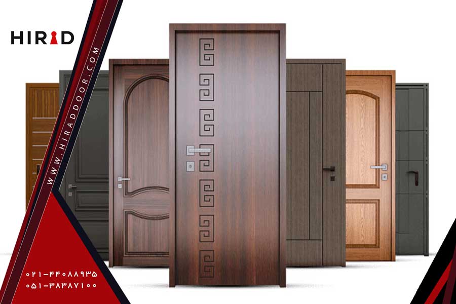 تصویری از انواع مدل های درب داخلی